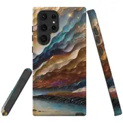 For Samsung Galaxy S22 Ultra Tough Protective Cover, Magic Mountain River