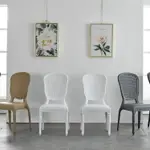凳子 飯店椅子時尚簡約婚禮宴會廳椅子靠背凳子會議培訓椅家用餐桌椅子