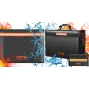 VEVOR Fireproof Document Bag 2000℉Fireproof Document Box Waterproof Document Bag