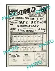OLD LARGE HISTORIC POSTER OF SYDNEY NSW LAND SALE POSTER MANLY c1900