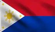 DMSE National Philippines Filipino Pambansang Watawat Philippine Flag 2X3 Ft Foot 100% Polyester 100D Flag UV Resistant (2' X 3' Ft Foot)