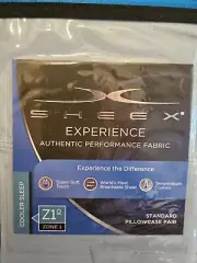Sheex Experience Performance Fabric SET 2 Standard Pillow Case SKY BLUE 2 AVAILA