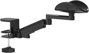 AsrMyjcx Arm Rest Support Extender,Wrist Rest Clamp on Base Elbow Rest Height Adjustable Elbow Support for Desk Working Adults Gaming