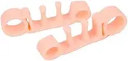 Toe Straightener Separators Silicone Gel Elastic Spacers, Soft and Comfortable, Fits All Toe Sizes, Ideal for Pedicures and Daily Wear (colour of skin, 9 * 1.6cm)
