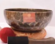 9" Sacral Chakra D Note Tune Singing Bowl-Full Moon Singing Bowl-Full Moon Bowl