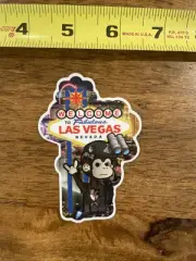 Z9 Welcome to Las Vegas Monkey Sticker Decal Las Vegas SHOT Show 2025