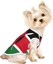 Flag of Kenya print Dog Shirts for Small Dogs Stretchy T-Shirts Lightweight Tank Top Sleeveless Striped Vest