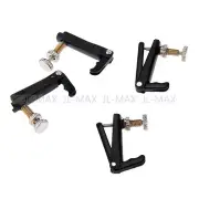 4PCS Black Stable-style Violin String Adjusters Fine Tuners for 3/4-4/4 Violin