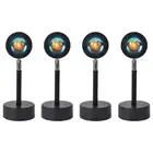 USB Rainbow Sunset Projection Atmosphere Night Lights Wall Lamp AU