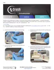English RxCrush® Instruction Sheet Laminated