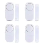 NEW 4 x Wireless Magnetic Door Sensor Home Security Window Entry Alarm System