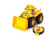 CAT Construction Toys, RC Remote Control Loader Truck - 10.5 Inch Length, Child Friendly Controller, Stowable Controller, Working Headlights - Batteries Included!