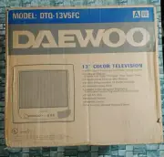 Daewoo 13" TV CRT DTQ-13V5FC NEW Old Stock