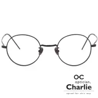 在飛比找momo購物網優惠-【Optician Charlie】韓國亞洲專利光學眼鏡圓框