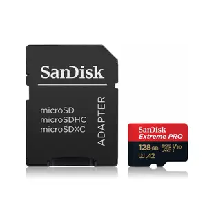 SANDISK 128G Extreme PRO A2 V30 micro SDXC U3 UHS-I 高速 200M