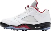 [Nike] Jordan V Low Golf Mens White/Fire Red-Black