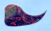 Genuine Celluloid Acoustic Guitar Pickguard Tortoise Adhesive GIBSON J45 style