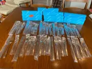 Lot 39pc Autumn Mist Stainless Steel Japan Service For 10 4 Piece Place Settings