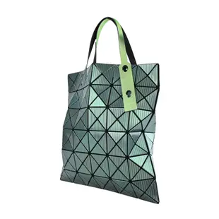 ISSEY MIYAKE 三宅一生 BAOBAO 壓紋亮面6X6手提包-綠/平行輸入