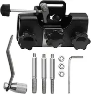 Chain Saw Sharpener Tool - Aluminium Alloy Chainsaw Sharpening Kit with 3 Bits - Sharpening Tool Hand-Cranked Portable Outdoor Gadget Tool for Chain Saws Electric Saws