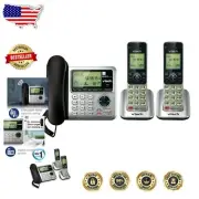 Dual Handset DECT 6.0 Phone: Corded/Cordless with Backlit Keypad & Speakerphone