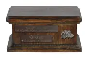 Irish Wolfhound small urn with a dog's likeness Art-Dog