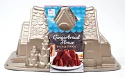 Nordic Ware Gingerbread House Bundt Pan -Holiday Collection Nordicware