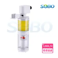 在飛比找momo購物網優惠-【SOBO 松寶】多功能內置過濾器-三合一吸便器(1200L