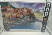 Sealed Eurographics 1000 Piece Puzzle Cinque-Terre Manarola Italy Mediterranean