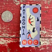 Patagonia New York City NY NYC Subway Tile Sticker Decal Vinyl Authentic Rare