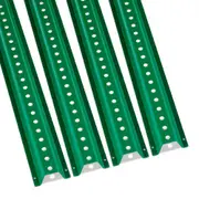 VEVOR 6FT U-Channel Sign Post, 4Pack Green Heavy Duty Steel Fixed Fence Post, Steel Fence U-Channel Sign for Garden, Courtyard, Farm or Traffic Inters