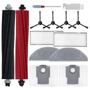 Accessories Kit for S8 Pro Ultra Robot Vacuum Cleaner Main Side Brush Mop Cloth Hepa Filter Dust Bags