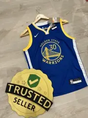 Kids Nike Size Large Steph Curry Golden State Warriors Nba Basketball Jersey