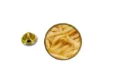 pins pin's badge metal lapel hat button french fries