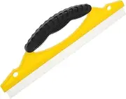 Generic Car Wiper Blade Silicone Glass Wiper Silicone Wipers for Glass Car Squeegee Silicone Cleaning Scraper Hand Held Squeegee Mirror Squeegee Wiper Brush for Cleaning Pp Yellow