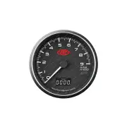 SAAS Tachometer 0-9K RPM Shiftlite 80mm In Dash Muscle Series I Black