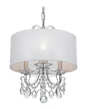 Crystorama 3-Light Othello Mini Chandelier