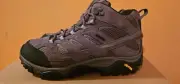NEW MERRELL MOAB 2 MID WP Womens Waterproof Hiking Boots Grey/Blue SZ 8 J06054