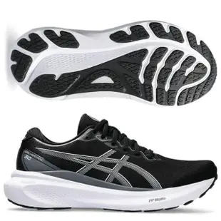 【asics 亞瑟士】GEL-KAYANO 30 4E 男款 寬楦 慢跑鞋(1011B690-002 黑 灰 支撐型 4D引導穩定系統 亞瑟膠)