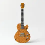 Bee Honeycomb Pro Guitar/Bass Skin Axe Premium Re-Skin Vinyl Wrap reproduction