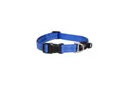 Rogz Blue Large 20mm Wide x 34cm to 56cm Classic Utility Collar for Dogs & Puppies