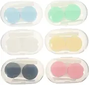 SECFOU 6 Sets Travel Case Leakproof Portable Holder Compact Cosmetic Container for Outdoor Activities Easy to Carry Multi Color Options