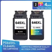 4x Ink Cartridges PG 645 CL646 XL for Canon PIXMA MX496 MG2560 TR4560 TS3165