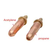 5PC Gas Cutting Torch Tips Nozzle Electrode 1# 2# 3# Acetylene/Propane And other