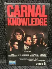 Carnal Knowledge Video 8 8mm Video Cassette NEW & SEALED - Jack Nicholson