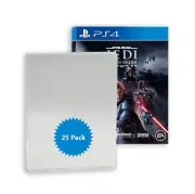 25 STEELBOOK Box Protectors for G2 cases, works with Blurays, PS5, PS4, & More!