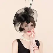 Headbands Fascinators Hats Tulle Sinamay Pillbox Hat Top Hat Veil Hat Wedding Tea Party Elegant Wedding With Rhinestone Bowknot Headpiece Headwear