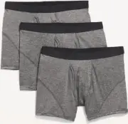 Go-Dry Cool Performance Boxer-Briefs Underwear 3-Pack for Men - 5-inch inseam XL