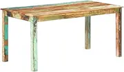 Dining Table Solid Reclaimed Wood 160x80x76 cm,AntiqueStyle Solid Reclaimed Wood Dining Table for Home Decor Dining Table