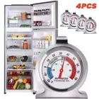 4pcs Refrigerator Temperature Meter Freezing Thermometer Dial Temperature Gauge